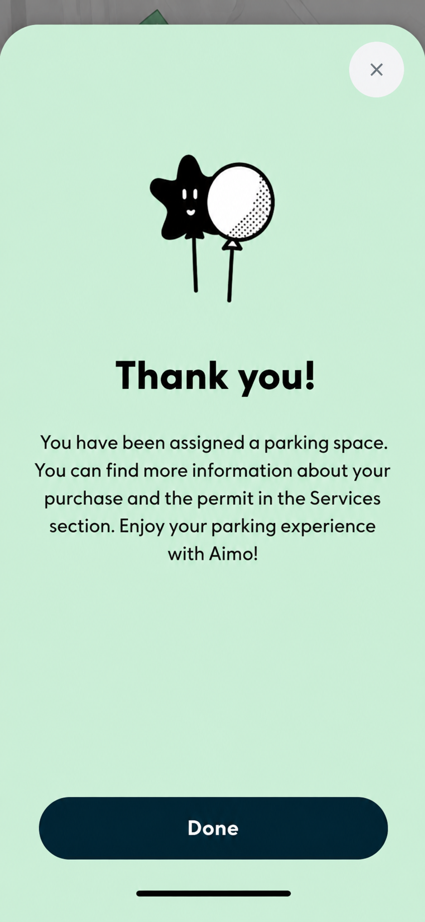 Parking Space Confirmation 1