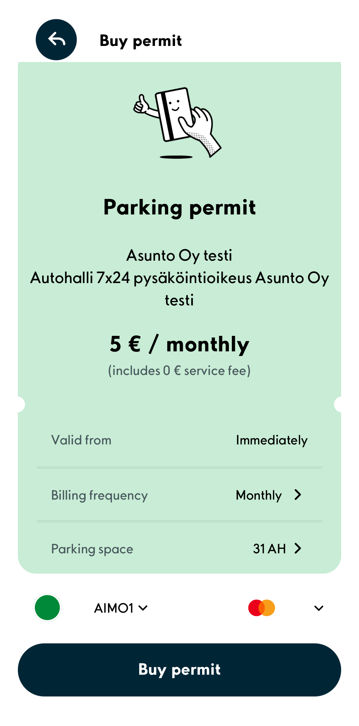 Parking permit 5