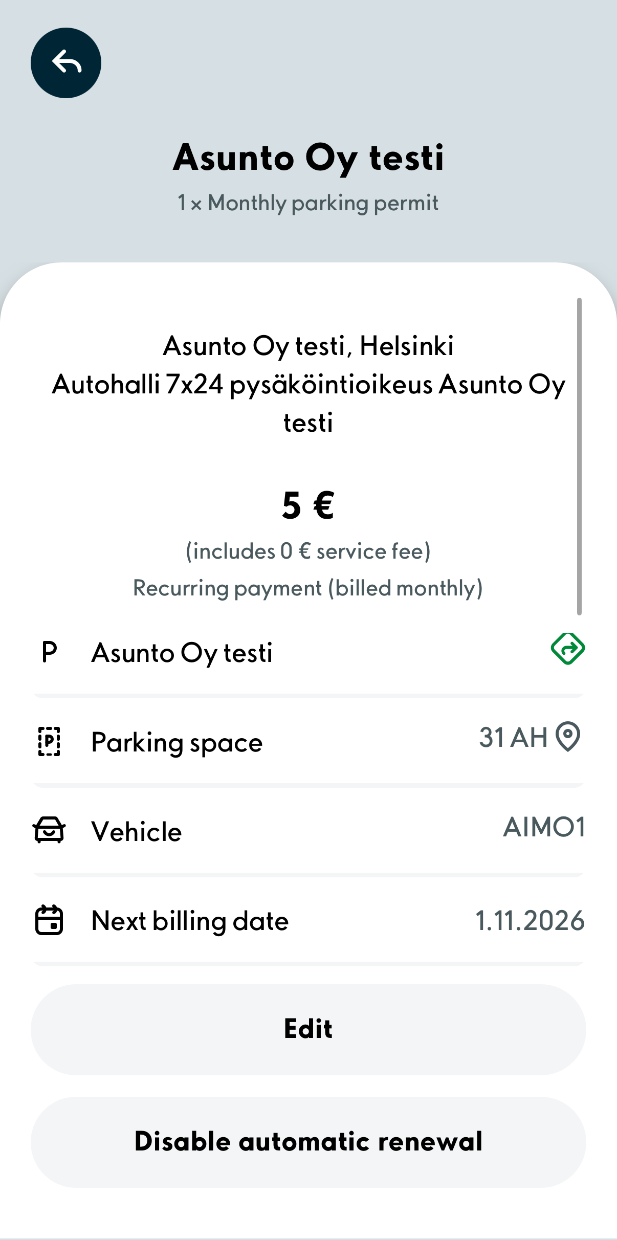 Parking permit 7